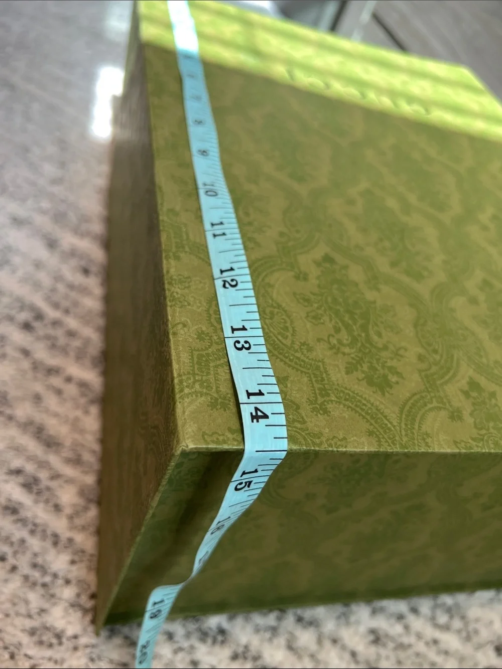 Gucci Green Patterned Magnetic Gift Box